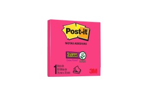 POST-IT 3M PINK 76X76MM 90F NOTAS ADESIVAS