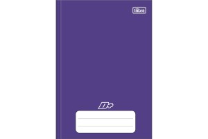 CADERNO CD BROCHURA 140X200 TILIB 96 FLS ROXO