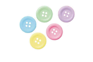 BOTAO SUPER CRIATIVO 20MM TONS PASTEIS 10 UNI