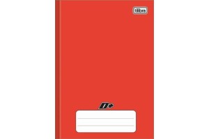 CADERNO CD BROCHURAO UNIV TILIBRA 96 FLS VERMELHO