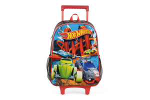 MOCHILETE ESCOLAR LUXCEL HOT WHEELS AZUL UN