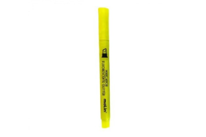 MARCA TEXTO FLUORESCENTE GLITTER AMARELO MOLIN
