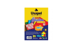 BLOCO CRIATIVO USAPEL 8CORES 180G/M2 210X297MM(A4) 32FLS