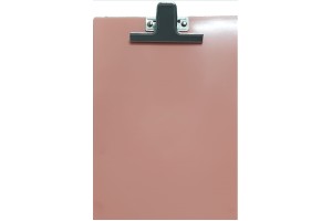 PRANCHETA ACRINIL A4 MARSHMALLOW PRENDEDOR METAL